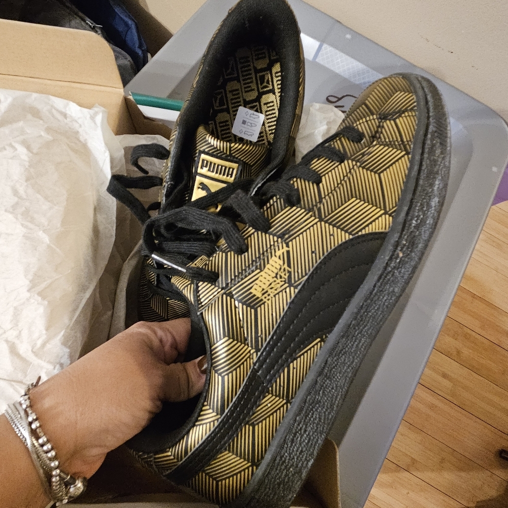 Puma Mens Basket Classic Metalic